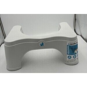 Squatty Potty 7" The Original Bathroom Toilet Stool White : Microfiber BRAND NEW